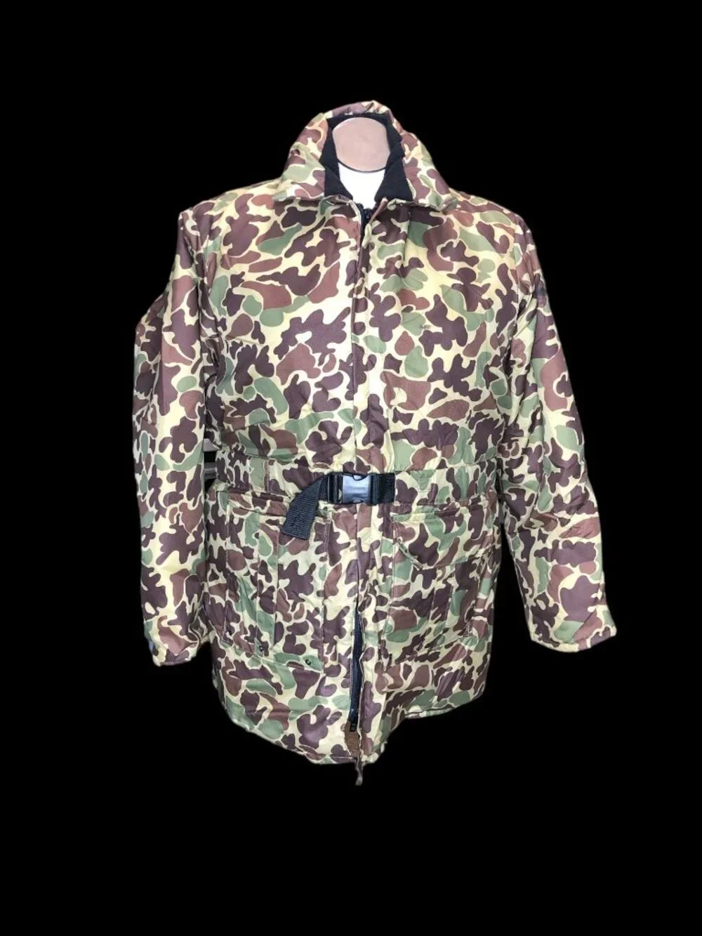 Flotation Jacket & Pants Camouflage Stearns Inc Hood Pockets Large Mens Womens